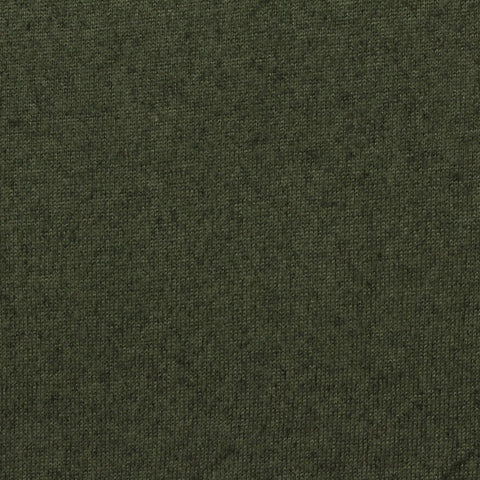 Dark Green Marl Chunky Knit, Polyester, 200 gsm