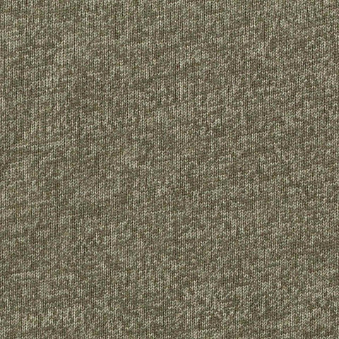 Olive Marl Jersey Knit, Cotton-Poly