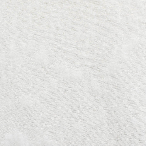 Viscose Polyester Stretch Chunky Knit Fabric, 176 gsm, 62 cm — White