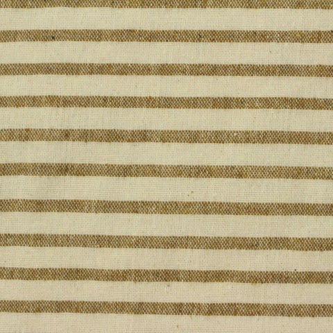 Cream Stripes Woven, Cotton-Poly