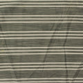 Green Horizontal-Stripe Jersey Knit, Polyester, 140 gsm