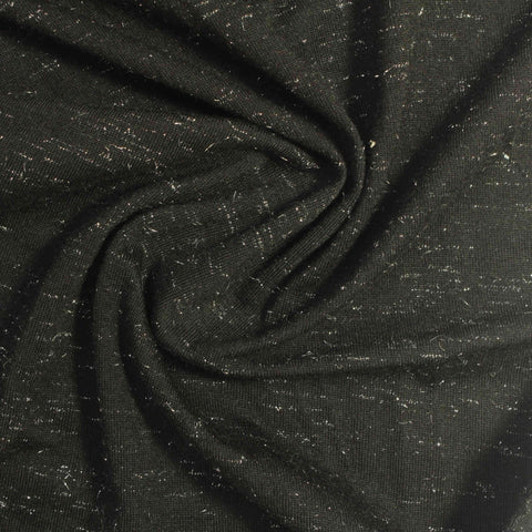 Silver Marl Jersey Knit, Poly-Viscose