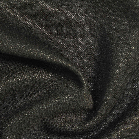 Black Marl Jacquard, Polyester, 243 gsm