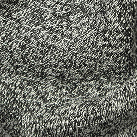 Black Marl Chunky Knit, Poly-Cotton, 280 gsm