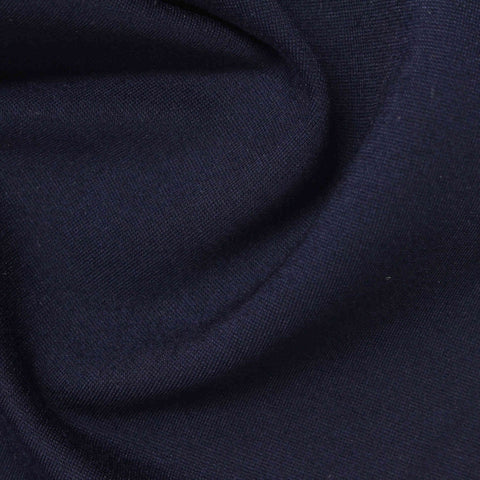 Viscose Nylon Stretch Ponte Knit Fabric, 420 gsm, 160 cm — Navy, ref EF-241377