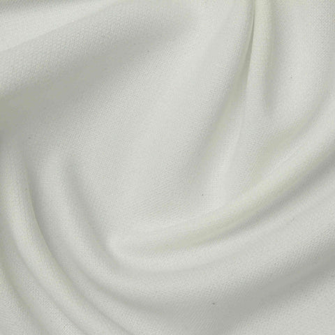 100% Polyester Knit Fabric, 180 gsm, 160 cm — White