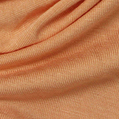Peach Marl Jersey Knit, Viscose