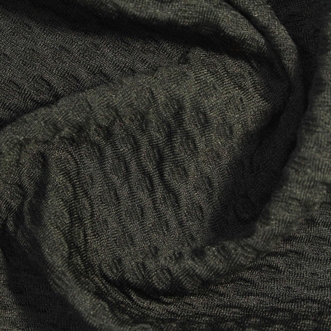Dark Green Square Jacquard, Polyester