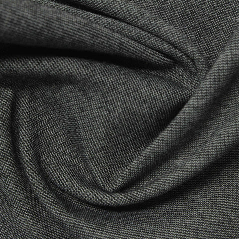 Viscose Nylon Stretch Ponte Knit Fabric, 300 gsm, 160 cm — Grey
