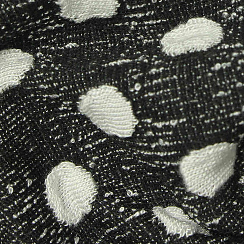 White Dots Jacquard, Poly-Viscose, 180 gsm