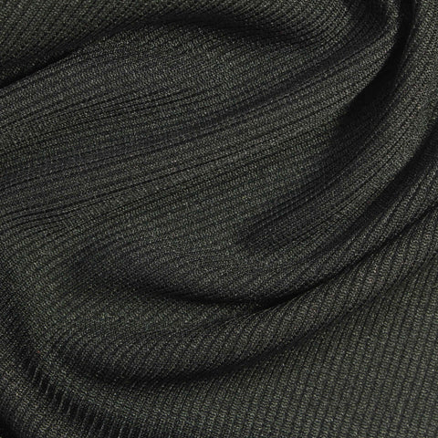 Polyester Stretch Rib Knit Fabric, 210 gsm, 120 cm — Green