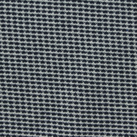Dark Blue Geometric Jacquard, Polyester, 180 gsm, 185 cm