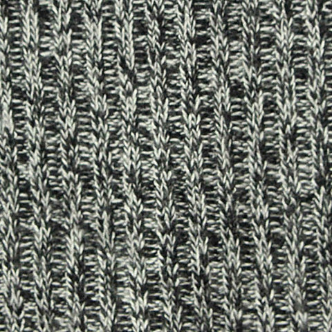 Grey Marl Rib Knit, Viscose-Poly, 230 gsm, 165 cm