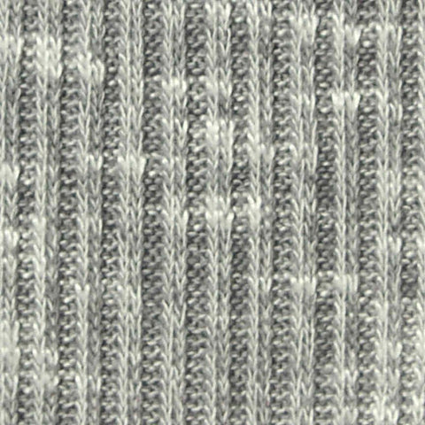 Grey Marl Rib Knit, Viscose-Poly, 320 gsm