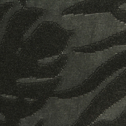 Dark Grey Tone-on-Tone Animal Print Jacquard, Polyester