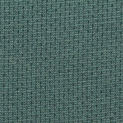 Dark Teal Grid Waffle Knit, Polyester