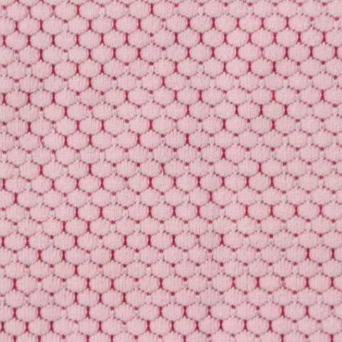 Light Pink Honeycomb Jacquard, Polyester