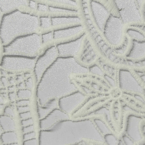 Cream Floral Knit, Polyester