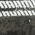 Silver Sequin Knit, Polyester