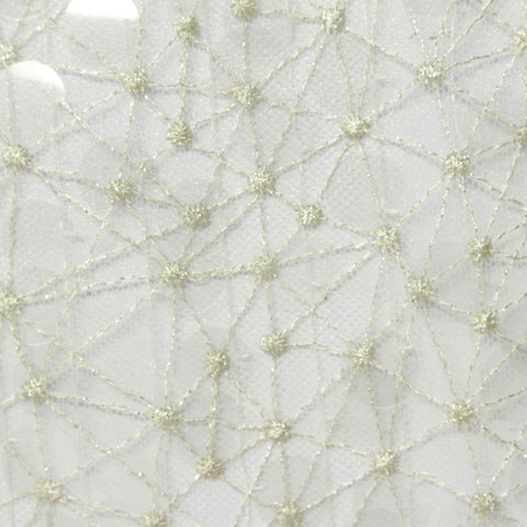 White Textured-Dot Knit, Polyester