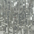Silver Sequins Knit, Polyester
