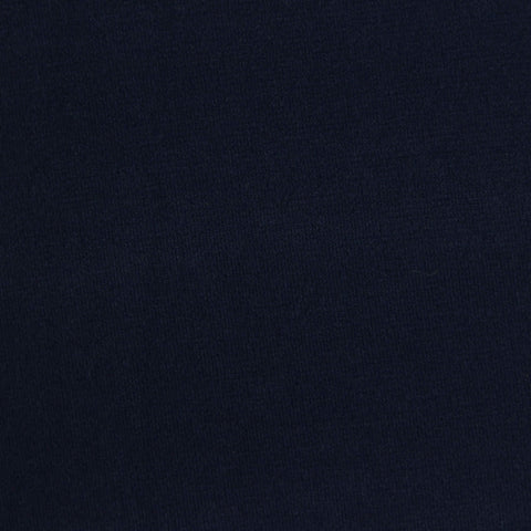 Polyester Stretch ITY Knit Fabric, 200 gsm — Navy