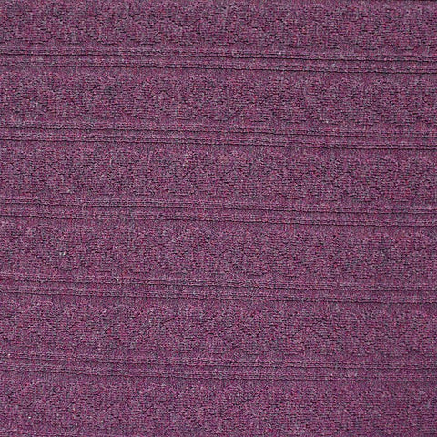 Purple Textured-Band Rib Knit, Cotton