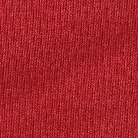 Cotton Polyester Rib Knit Fabric, 499 gsm, 140 cm — Red
