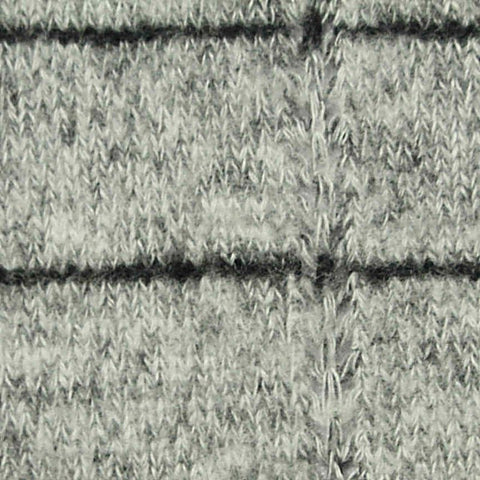 Dark Grey Check Chunky Knit, Viscose-Poly