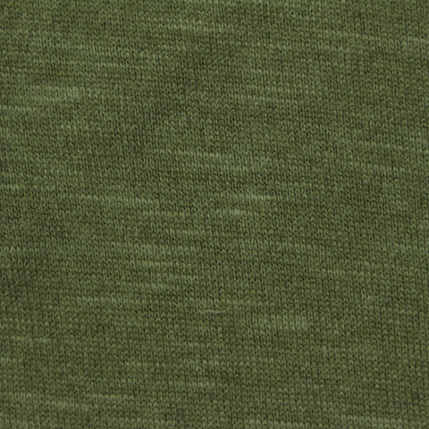 Green Marl Jersey Knit, Poly-Cotton, 190 gsm