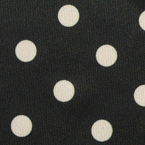 Cream Dots Jersey Knit, Polyester
