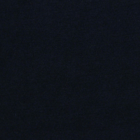 Polyester Cotton Jersey Knit Fabric, 140 gsm, 160 cm — Navy