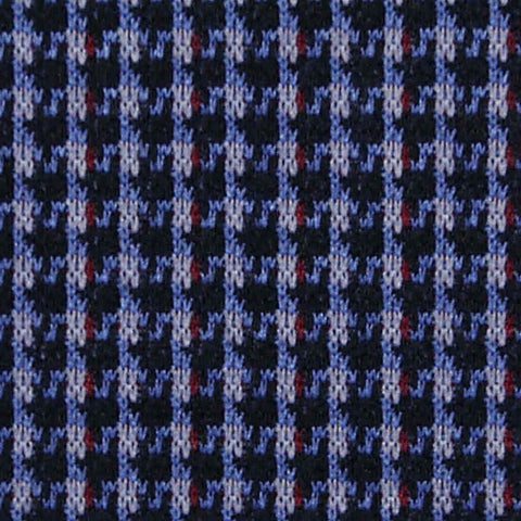 Blue Check Jacquard, Polyester, 270 gsm, 155 cm