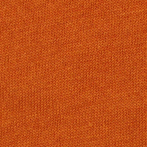 Polyester Cotton French Terry Fabric, 250 gsm, 160 cm — Orange