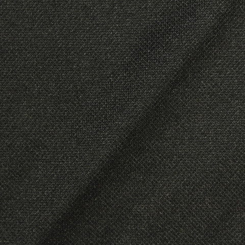 Cotton Polyester Interlock Knit Fabric, 190 gsm, 153 cm — Black