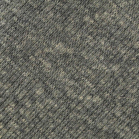 Grey Heathered-Marl Rib Knit, Poly-Cotton, 200 gsm