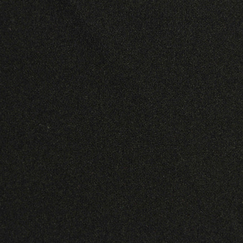 Polyester Stretch Linen-Look Fabric, 268 gsm, 155 cm — Black