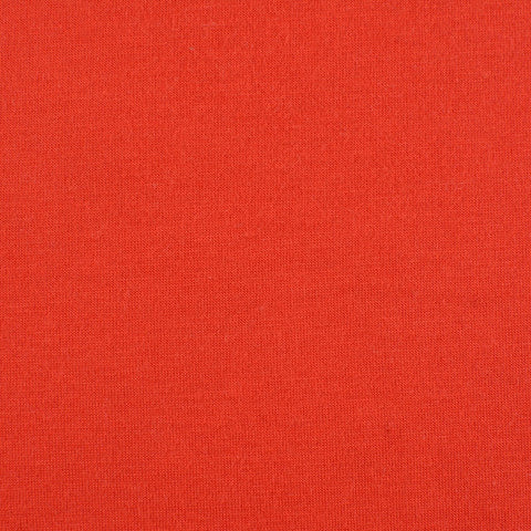 Slub Polyester Cotton Jersey Knit Fabric, 149 gsm, 68 cm — Red
