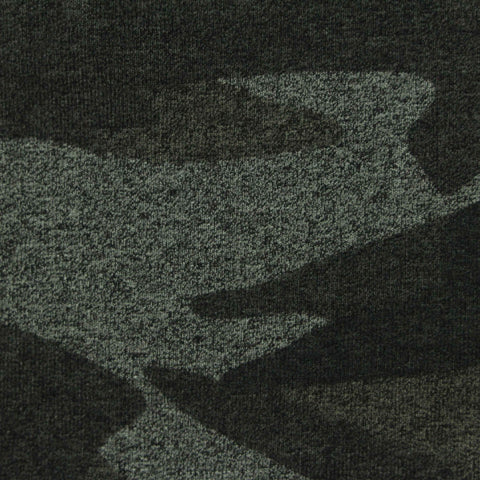 Dark Green Camo Chunky Knit, Viscose-Poly