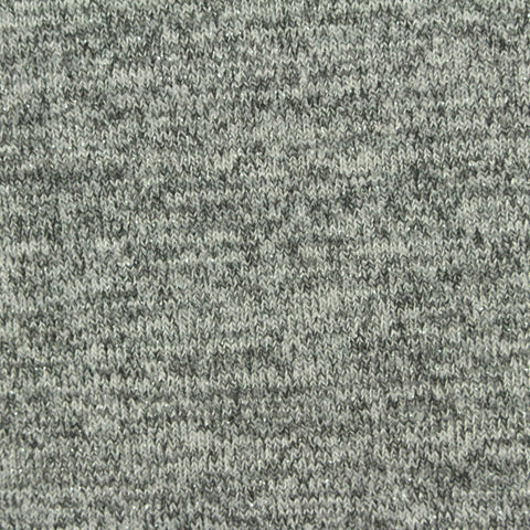 Grey Marl Chunky Knit, Viscose-Poly, 230 gsm