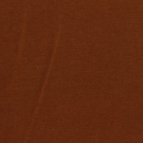 100% Cotton Jersey Knit Fabric, 145 gsm, 160 cm — Brown