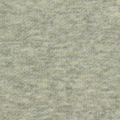 Heathered Grey Marl French Terry, Cotton-Poly, 275 gsm