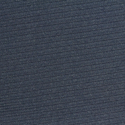 Dark Blue Heathered-Marl Knit, Polyester, 217 gsm