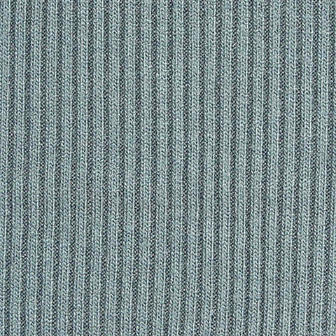 Polyester Viscose Stretch Rib Knit Fabric, 356 gsm, 120 cm — Blue
