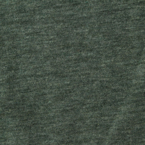 Dark Green Marl Jersey Knit, Cotton, 130 gsm, 148 cm