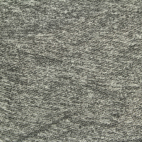 Heather Grey Marl French Terry, Polyester, 242 gsm