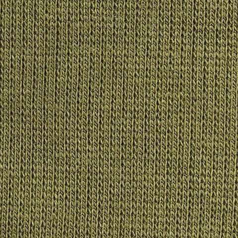 Olive Rib Knit, Poly-Cotton