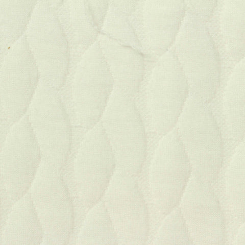 Cream Wavy-Diamond Jacquard, Polyester