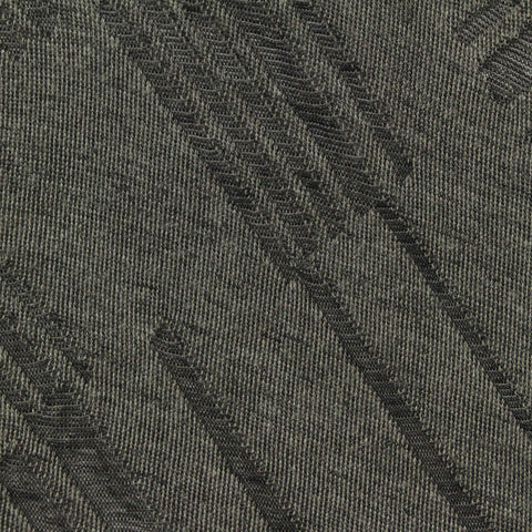 Dark Grey Diagonal-Chevron Jacquard, Poly-Viscose