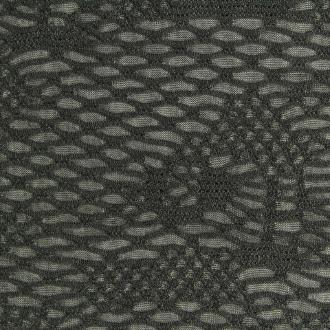 Light Grey Abstract Mesh, Polyester